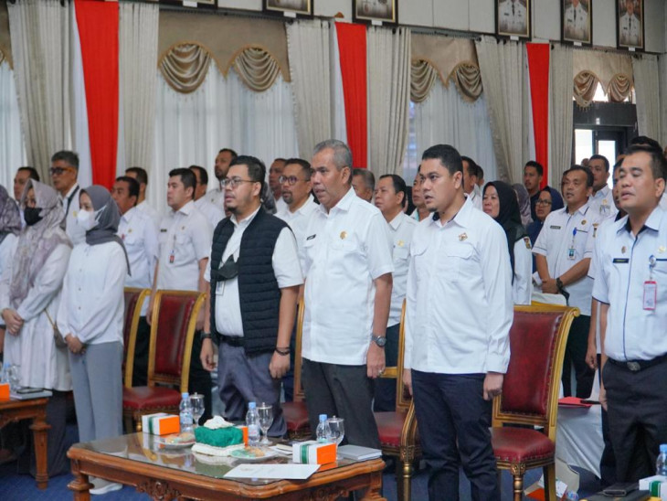 Pj Bupati Kampar Lakukan Entry Meeting Bersama BPK-RI