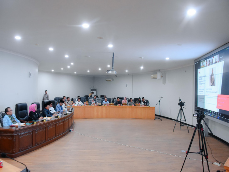 Pj Sekda Kampar dan Ketua DPRD Ikuti Sosialisasi Pencegahan Korupsi diwilayah Kabupaten Kampar