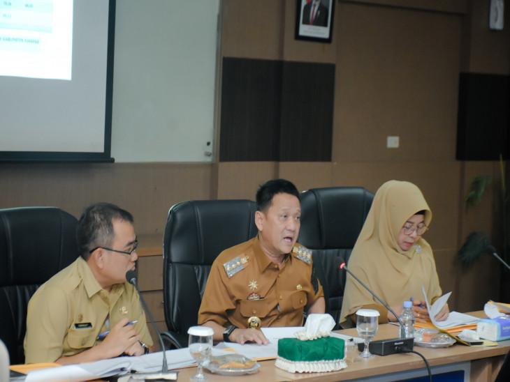 Monitoring Center for Prevention (MCP) Kabupaten Kampar pada saat ini berada di posisi ketiga