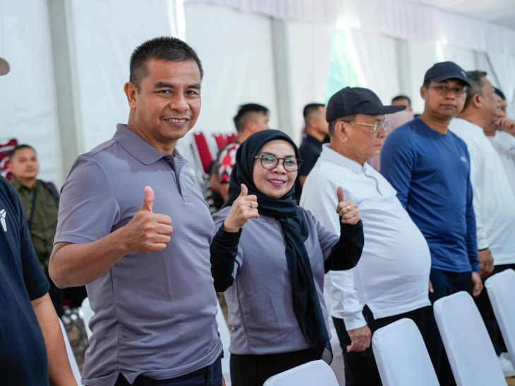 Bupati dan Wakil Bupati terpilih Kabupaten Kampar Ikuti Gladi Persiapan Pelantikan