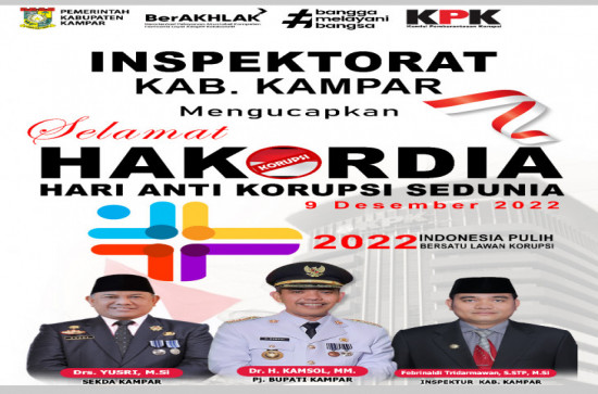 Puncak Peringatan Hari Anti Korupsi Sedunia (HAKORDIA) 2022
