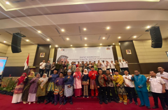 Pj Sekda Kampar Mengikuti Rapat Koordinasi Program Tematik Sektor Pertanahan Riau