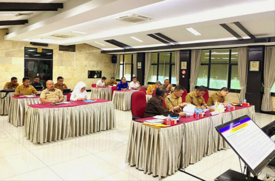 Inspektorat Jendral Kemendagri Mengevaluasi Kinerja TW II Pj Bupati Kampar