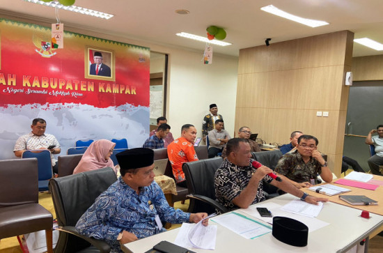 Pemkab Kampar Ikuti Rakor Perkembangan Penyelesaian Aset Bermasalah Tahun 2024 bersama KPK