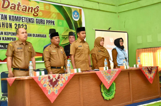 Inspektorat Menjadi Narasumber dalam Peningkatan Kompetensi Guru P3k Kampar