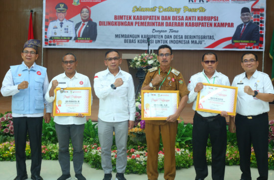 Pemkab Kampar bersama KPK Gelar Bimtek Anti Korupsi