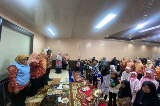 DWP UP Inspektorat Kampar Gelar Penyuluhan Anti Korupsi Bagi Anak-anak di Lingkungan Inspektorat