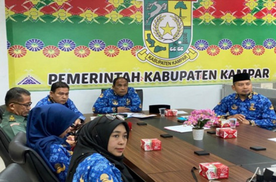 Pemkab Kampar Ikuti Rakor Pengendalian Inflasi dan Program Makan Bergizi Gratis
