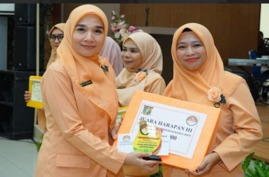 DWP UP Inspektorat Kab. Kampar Meraih Juara Harapan III di Lomba Ekspose Program Kerja