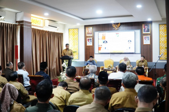 Inspektur Kab. Kampar Mengikuti Rapat Momentum Penting Selaraskan Rencana Pembangunan
