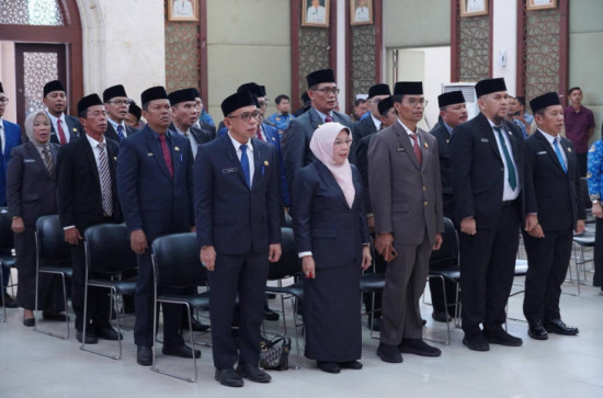 Sebanyak 29 Pejabat Tinggi Pratama dan Administrator Resmi Dilantik Bupati Kampar