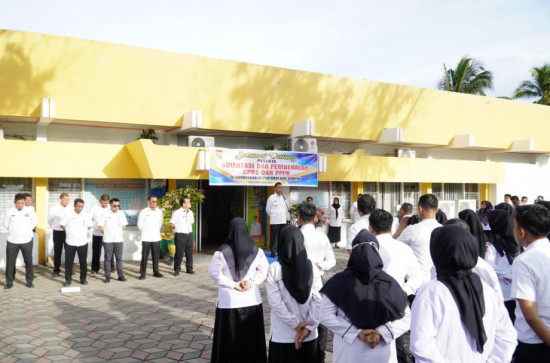 Bupati Kampar ikuti Apel, Minta Dukungan Pegawai Pengawas Handal Demi Wujudkan Birokrat Yang Bersih