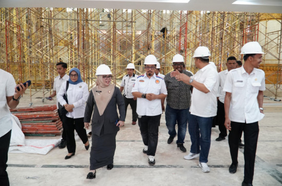 Inspektorat Mendampingin Wakil Bupati Kampar Lakukan Peninjauan Renovasi Islamic Center