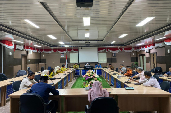 Inspektur Menghadiri Exit Meeting LKPD Kabupaten Kampar T.A 2025