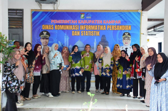 Inspektorat Kampar Ikuti Sosialisasi Pengelolaan Layanan Informasi Publik