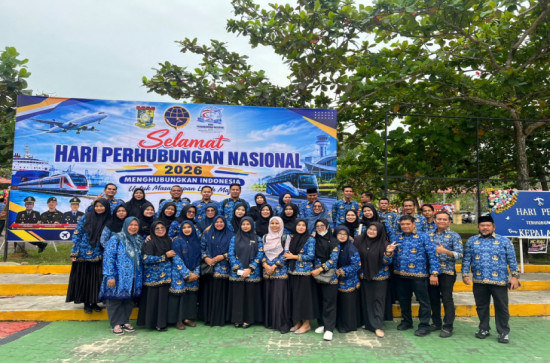 Pegawai Inspektorat Daerah Kabupaten Kampar Hadiri Upacara Hari Perhubungan Nasional