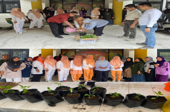 DWP UP Inspektorat Hidupkan Semangat Berkebun melalui DWP Farm